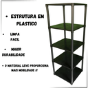 Ver imagem 5 de Sapateira Organizador Multiuso Courino Zíper 4 Div Preta