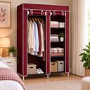 Ver imagem 5 de Organizador Roupas Portatil Armario Modular Cabideiro Quarto Sapatos Brinquedos Lencol Armazenamento