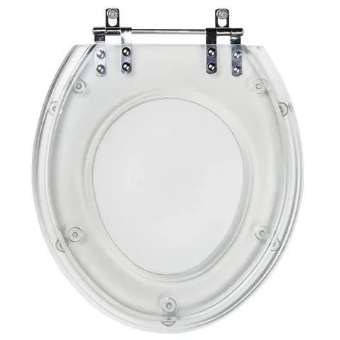 Assento Sanitario Poliester Ravena Cristal para vaso Deca