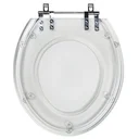 Ver imagem 1 de Assento Sanitario Poliester Ravena Cristal para vaso Deca