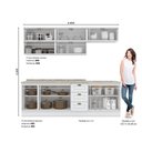 Ver imagem 2 de Cozinha Compacta Com Tampo 8 Peças Amy Casa 812