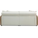 Ver imagem 7 de Sofá Cama Retrátil 3 Lugares Sala 210cm Gardner T03 Linho Bege Couríssimo Marrom - Lyam Decor