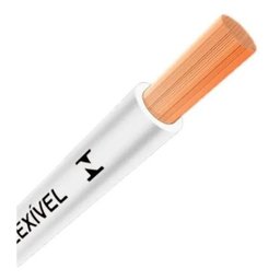 Fio Cabo Elétrico Cobre Flexível 2,5mm 750V 20 Metros Branco - 3