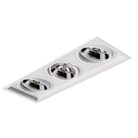 Spot para Teto Embutido Recuado Sura 3xar111 Branco Revoluz