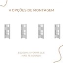 Ver imagem 6 de Estante para Livros Arbos 2 Portas 6 Prateleiras Ripado Terraza - Artany