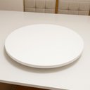 Ver imagem 1 de Centro de Mesa Prato Giratório Tábua 80cm Branco