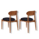 Ver imagem 3 de Conjunto com 2 Cadeiras em Madeira Maciça Hope