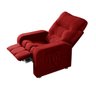 Poltrona do Papai Reclinável Maldivas Suede Vermelho - Star Confort - 10