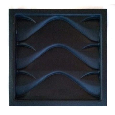 Forma de Gesso 3d em Abs de 2,0mm Ondas