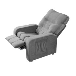 Poltrona do Papai Reclinável Maldivas Suede Cinza Plus - Star Confort - 10