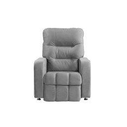 Poltrona do Papai Reclinável Maldivas Suede Cinza Plus - Star Confort - 5