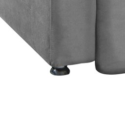 Poltrona do Papai Reclinável Maldivas Suede Cinza Plus - Star Confort - 7
