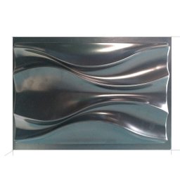 Forma De Gesso 3D Em Abs 2,00 Mm Ondulada - 1