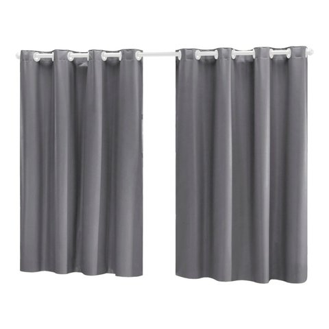 cortina para sala quarto em tecido oxford cinza 3,00x1,80