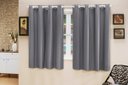 Ver imagem 2 de cortina para sala quarto em tecido oxford cinza 3,00x1,80