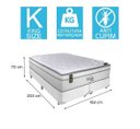 Ver imagem 4 de Cama Box King + Colchão Portobel Ecstasy Molas Ensacadas 70x193x203