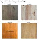 Ver imagem 3 de Prateleira de Ferro e Madeira Industrial de Parede Style 1 Prateleira 120cm Carvalho e Preto