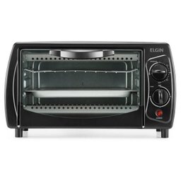 FORNO ELÉTRICO 9L 840W TIMER 30 MINUTOS COM AQUECIMENTO SUPERIOR E INFERIOR PRETO FOR090 127V - 1
