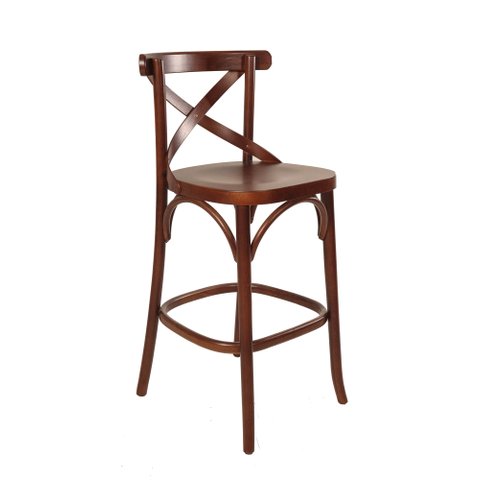 Banqueta Beline Bistrô Bancada Bar Cozinha Castanho