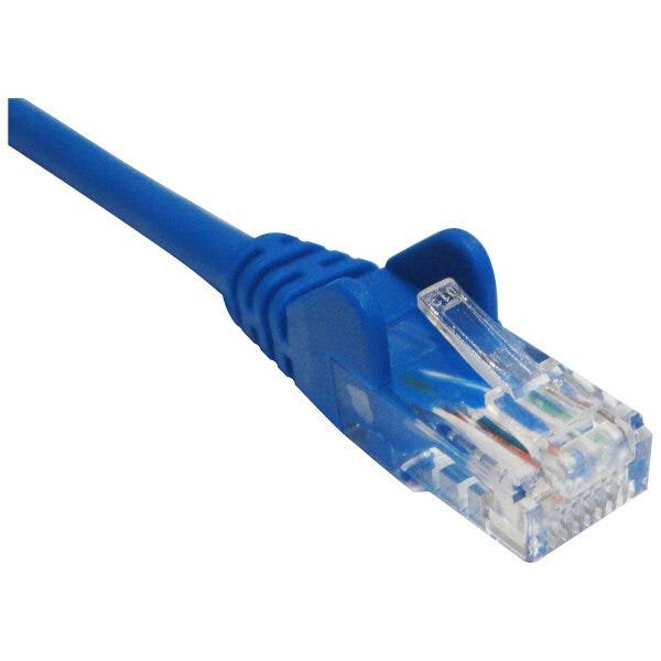 PATCH CORD UTP CAT6 26AWG PADRÃO 568B 1.5M AZUL - 2