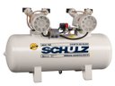 Ver imagem 1 de Compressor De Ar Odontológico Schulz Msv 12/200 Isento De Óleo 12 Pés 200 Litros 120 Libras 220V