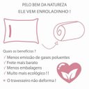 Ver imagem 3 de Kit 6 Travesseiro Plumas de Ganso Percal 200 Fios Antimofo e Antialérgico 50 x 70cm Casa Dona