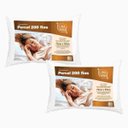 Ver imagem 5 de Kit 2 Travesseiros 100% Algodão Percal 200 Fios Fibra Siliconizada Antialérgico 70 x 50cm Casa dona