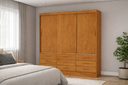 Ver imagem 1 de Guarda Roupa 9 Gavetas 3 Portas Sunset-grand Line