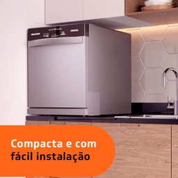 Lava Louças Brastemp 8 Serviços Inox BLF08BS - 127V - 14