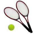 Ver imagem 2 de Kit Tenis Com 2 Raquetes + Bola E Capa Com Alça