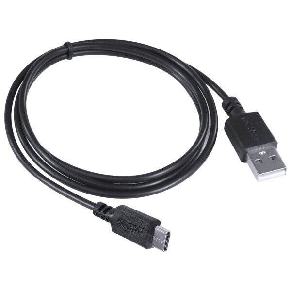 CABO PARA CELULAR SMARTPHONE USB A 2.0 PARA USB TIPO C 1 METRO PRETO - PUACP-01 - 6