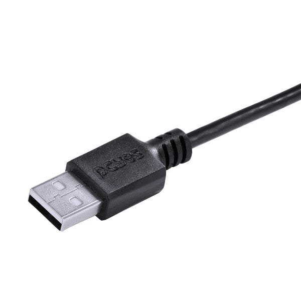CABO PARA CELULAR SMARTPHONE USB A 2.0 PARA USB TIPO C 1 METRO PRETO - PUACP-01 - 3