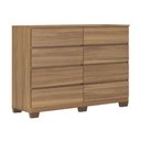 Ver imagem 2 de Cômoda Demóbile Sintra 8 Gavetas 136cm - Amendola Touch