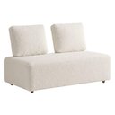 Ver imagem 1 de Sofá Modular 2 Lugares Block 148 cm Pes Madeira Boucle Tce 1010 Moll