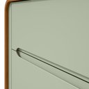 Ver imagem 3 de Mesa de Cabeceira 2 Gavetas Loop Amêndoa Clean e Salvia