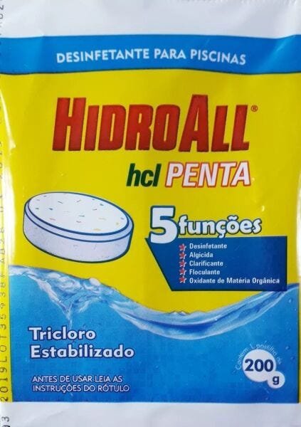 Pastilha Cloro Hidroall Hcl Penta 5x1 - 1 Unidade - 1