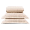 Ver imagem 1 de Kit Cobre Leito Casal Liso Pr Pent 100% Algodão Pérola Sul Brasil