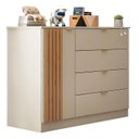 Ver imagem 2 de Cômoda Infantil Ambiente Ayla Off White - Phoenix