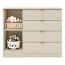 Ver imagem 4 de Cômoda Infantil Ambiente Ayla Off White - Phoenix