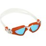 Óculos de Natação Aqua Sphere Kayenne Compact Fit Branco/vermelho - Lente Azul - 1