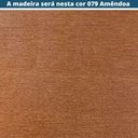 Ver imagem 4 de Cadeira Mh-3230 Herval Madeira Maciça Amêndoa Encosto em Palha Algodão Estofado Marrom a