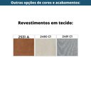 Ver imagem 5 de Cadeira Mh-3230 Herval Madeira Maciça Amêndoa Encosto em Palha Algodão Estofado Marrom a