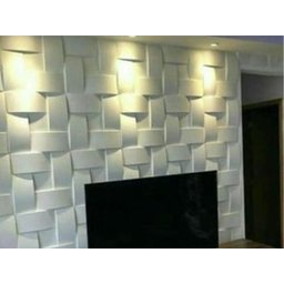 Molde Abs 2Mm Gesso 3D Ou Cimentícia Modelo Trançadão 39X39 - 3
