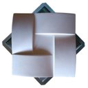 Ver imagem 1 de Molde Abs 2mm Gesso 3d ou Cimentícia Modelo Trançadão 39x39