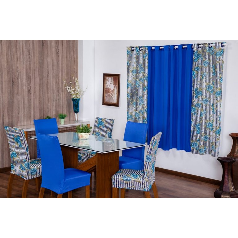 Kit Capa de Cadeira 4 Peças Sala de Jantar Protege o Estofado Renova o Visual Malha Gel Mista 3 Flor Kit Capa de Cadeira 4 Peças Sala de Jantar Protege o Estofado Renova o Visual Malha Gel Mista 3 Flor