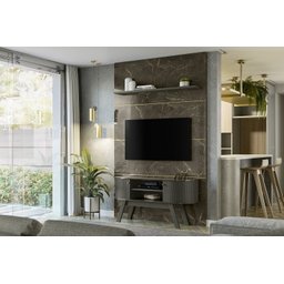 Estante Silverstone Para TV até 65 Polegadas Jade Oliva - Madetec - 5