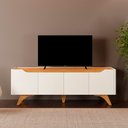 Ver imagem 4 de Rack Atenas 180 Mavaular Off White/naturalle