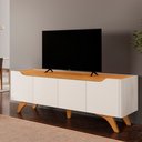 Ver imagem 7 de Rack Atenas 180 Mavaular Off White/naturalle