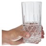Jogo 6 Copo Long Drink Vidro Alto Relevo Koper 350 Ml - Mimo - 5