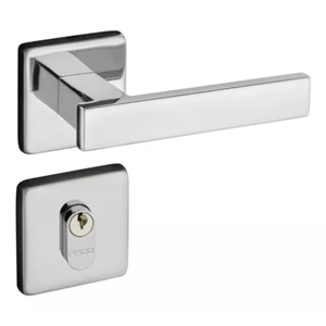 Fechadura Pado Concept 408-40 Externa Roseta Quadrada Cromada